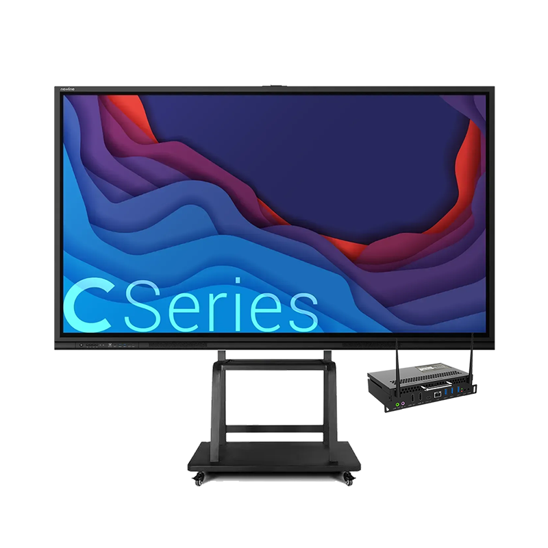 Інтерактивна панель Newline C Series 75" (TT-6523C), комп. модуль EDLA OPS PC (WB76110A), мобільний стенд